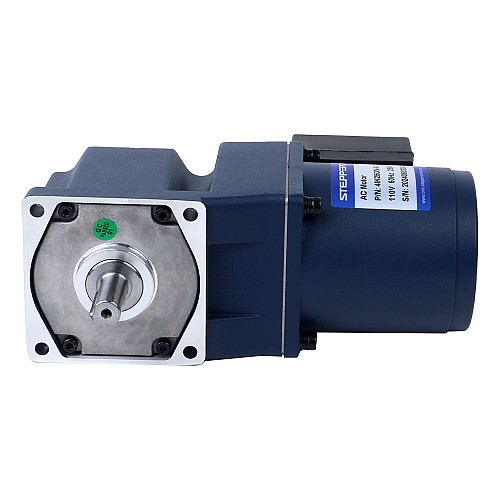 25W 220VAC/380VAC 50/60Hz 45RPM 3.90Nm(552.29oz.in) Flange 80mm Right Angle Gearbox Keyway Shaft Three-phase AC Induction  Motor - 4IK25GN-S/S3T/4GN30RT | StepperOnline AU