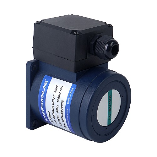 25W 220VAC/380VAC 50/60Hz 45/51.6RPM 4.04Nm(572.11oz.in)/3.27Nm(463.07oz.in) Flange 80mm Spur Gearbox Three-phase AC Induction Motor - 4IK25GN-S/S3T/4GN30K | StepperOnline AU