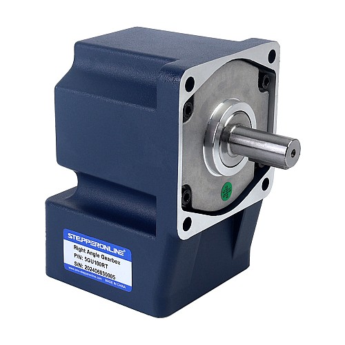 90W 110VAC 60Hz 0.9-15.5RPM 40.00Nm(5664.4oz.in) Flange 90mm Right Angle Gearbox Single-phase AC Variable Speed Motor - 5IK90RGU-AF/5GU100RT | StepperOnline AU