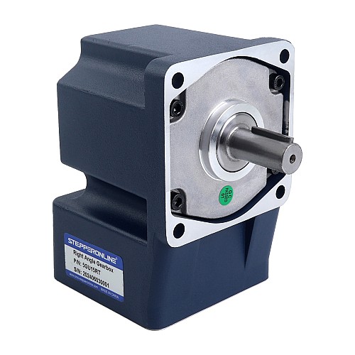90W 220VAC 50Hz 6-90RPM 7.00Nm(991.27oz.in) Flange 90mm Right Angle Gearbox Single-phase AC Variable Speed Motor - 5IK90RGU-CF/5GU15RT | StepperOnline AU
