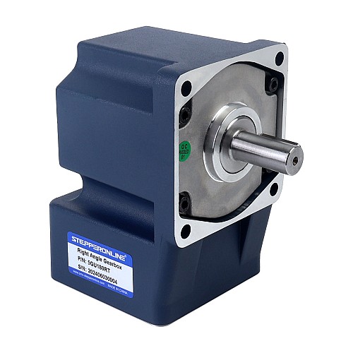 Brushed 12V 90W 40.00Nm(5664.47oz.in) 10RPM w/ 180:1 Right Angle Gearbox DC Gear Motor - F5D90-12GU-18S/5GU180RT | StepperOnline AU