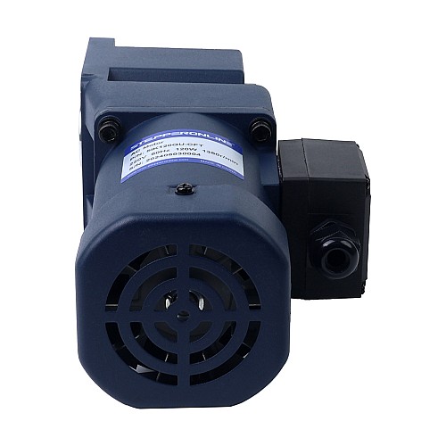 120W 220VAC 50Hz 13.5RPM 40.00Nm(5664.47oz.in) Flange 90mm Right Angle Gearbox Hollow Shaft Single-phase AC Induction  Motor - 5IK120GU-CFT/5GU100RC | StepperOnline AU