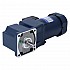 120W 220/380VAC 40.00Nm(5664.47oz.in) Flange 90mm Right Angle Gearbox Keyway Shaft Three-phase AC Induction Motor