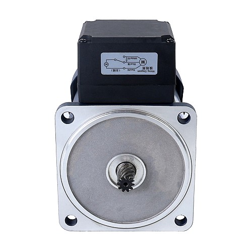 90W 110VAC 60Hz 7.75RPM 20.00Nm(2832.23oz.in) Flange 90mm Spur Gearbox Single-phase AC Induction  Motor - 5IK90GU-AFT/5GU200KB | StepperOnline AU