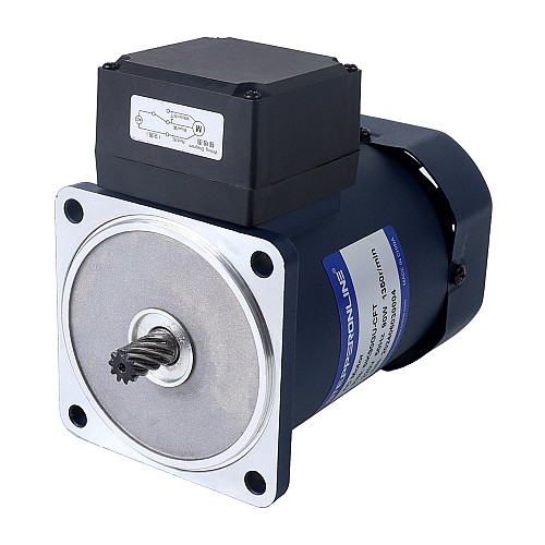90W 220VAC 50Hz 135RPM 4.60Nm(651.41oz.in) Flange 90mm Right Angle Gearbox Keyway Shaft Single-phase AC Induction  Motor - 5IK90GU-CFT/5GU10RT | StepperOnline AU