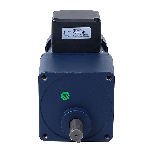 90W 110VAC 60Hz 7.75RPM 20.00Nm(2832.23oz.in) Flange 90mm Spur Gearbox Single-phase AC Induction  Motor - 5IK90GU-AFT/5GU200KB | StepperOnline AU