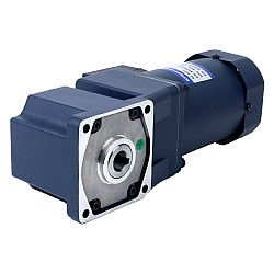 90W 220VAC 45RPM 14.00Nm(1982.56oz.in) Flange 90mm Right Angle Gearbox Hollow Shaft Single-phase AC Induction Motor