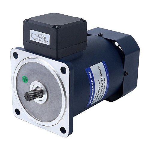 200W 110VAC 60Hz 7.75RPM 40.00Nm(5664.47oz.in) Flange 104mm Spur Gearbox Single-phase AC Induction  Motor - 6IK200GU-AFT/6GU200K | StepperOnline AU