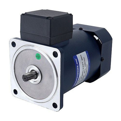 200W 220VAC/380VAC 50/60Hz 90/103RPM 14.01Nm(1983.98oz.in)/11.60Nm(1642.70oz.in) Flange 104mm Spur Gearbox Three-phase AC Induction Motor - 6IK200GU-S/S3FT/6GU15K | StepperOnline AU