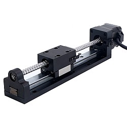 Nema 17 Stepper Ball Screw Linear Actuator 1.5A Stroke 120mm 0.25Nm(35.40oz.in) Lead 4mm(0.15748") with Sensor