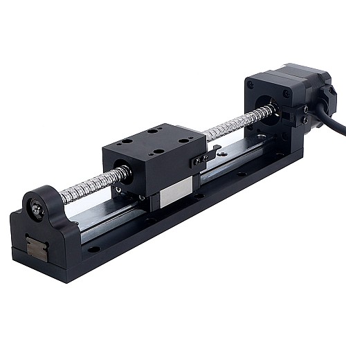 Nema 17 Stepper Ball Screw Linear Actuator 1.5A Stroke 120mm 0.25Nm(35.40oz.in) Lead 4mm(0.15748) with Sensor - LMD17S13BDB15-120 | StepperOnline AU