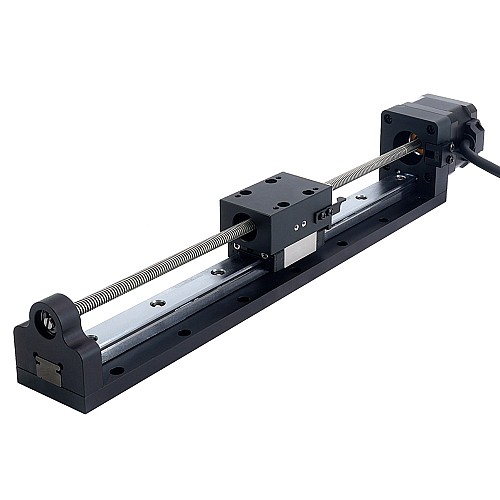 Nema 17 Stepper Lead Screw Linear Actuator 1.5A Stroke 200mm 0.25Nm(35.40oz.in) Lead 2.54mm(0.1) with Sensor - LMD17S13GF15-200 | StepperOnline AU