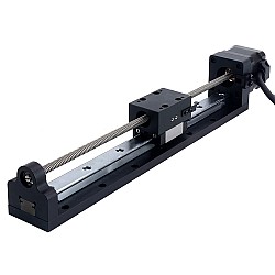 Nema 17 Stepper Lead Screw Linear Actuator 1.5A Stroke 200mm 0.25Nm(35.40oz.in) Lead 6.35mm(0.25") with Sensor