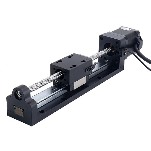 Nema 17 Stepper Ball Screw Linear Actuator 2.5A Stroke 120mm 0.5Nm(70.81oz.in) Lead 8mm(0.314961) with Sensor - LMD17S19BMB25-120 | StepperOnline AU