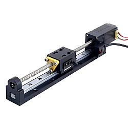 Nema 8 Stepper Lead Screw Linear Actuator 0.5A Stroke 90mm 0.02Nm(2.832oz.in) Lead 10.16mm(0.4") with Sensor