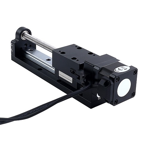 Nema 14 Stepper Ball Screw Linear Actuator 1.5A Stroke 120mm 0.14Nm(19.83oz.in) Lead 2mm(0.07874) with Sensor - LMD14S13BAB15-120 | StepperOnline AU