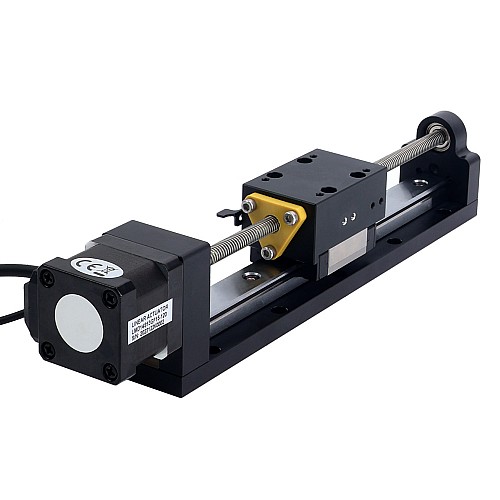 Nema 14 Stepper Lead Screw Linear Actuator 1.5A Stroke 120mm 0.14Nm(19.83oz.in) Lead 2.54mm(0.1) with Sensor - LMD14S13GF15-120 | StepperOnline AU
