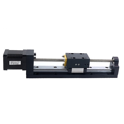 Nema 14 Stepper Lead Screw Linear Actuator 1.5A Stroke 120mm 0.2Nm(28.32oz.in) Lead 12.7mm(0.5) with Sensor - LMD14S18WF15-120 | StepperOnline AU