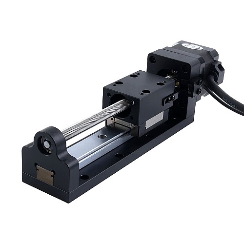 Nema 17 Stepper Ball Screw Linear Actuator 1.5A Stroke 80mm 0.40Nm(56.64oz.in) Lead 5mm(0.19685) with Sensor - LMD17S15BVB15-080 | StepperOnline AU