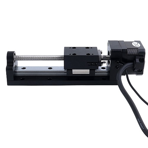 Nema 17 Stepper Ball Screw Linear Actuator 1.5A Stroke 80mm 0.40Nm(56.64oz.in) Lead 5mm(0.19685) with Sensor - LMD17S15BVB15-080 | StepperOnline AU