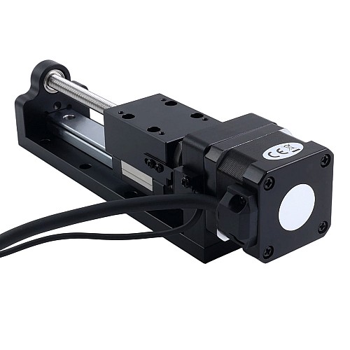 Nema 17 Stepper Ball Screw Linear Actuator 1.5A Stroke 80mm 0.40Nm(56.64oz.in) Lead 5mm(0.19685) with Sensor - LMD17S15BVB15-080 | StepperOnline AU