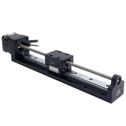 Nema 17 Stepper Lead Screw Linear Actuator 1.5A Stroke 200mm 0.25Nm(35.40oz.in) Lead 2.54mm(0.1) with Sensor - LMD17S13GF15-200 | StepperOnline AU