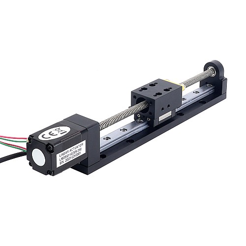Nema 8 Stepper Lead Screw Linear Actuator 0.5A Stroke 90mm 0.01Nm(1.416oz.in) Lead 2.54mm(0.1) with Sensor - LMD8S11GD05-090 | StepperOnline AU