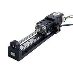 Nema 8 Stepper Ball Screw Linear Actuator 0.5A Stroke 60mm 0.01Nm(1.42oz.in) Lead 2mm(0.07874") with Sensor