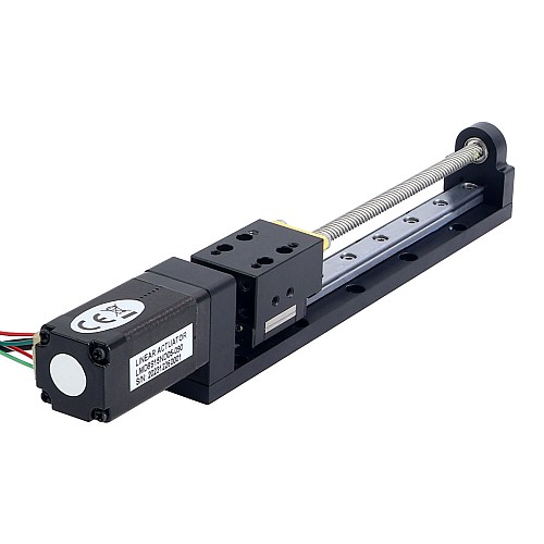 Nema 8 Stepper Lead Screw Linear Actuator 0.5A Stroke 90mm 0.02Nm(2.832oz.in) Lead 10.16mm(0.4) with Sensor - LMD8S15ND05-090 | StepperOnline AU