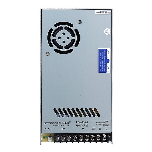 400W 24V 16.6A 115/230V Switching Power Supply Stepper Motor CNC Router Kits - LE-400-24 | StepperOnline AU