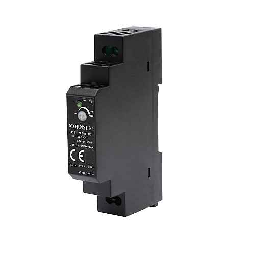 15W 48V 0.32A 85-264VAC/120-370VDC DIN Rail Switching Power Supply - LI15-20B48PR2 | StepperOnline AU