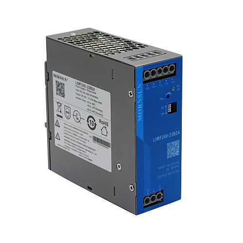 240W 48V 5.0A 85-277VAC/120-390VDC DIN Rail Switching Power Supply with PFC Function - LIMF240-23B48 | StepperOnline AU