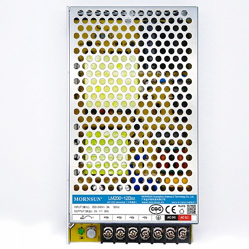 200W 48V 4.4A 176-264VAC/240-370VDC Switching Power Supply - LM200-12B48 | StepperOnline AU