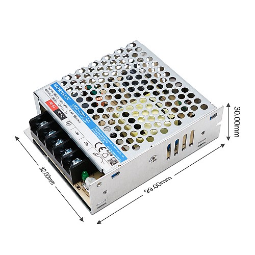 35W 12V 3.0A 165-264VAC/180-370VDC Switching Power Supply - LM35-22B12-DX | StepperOnline AU