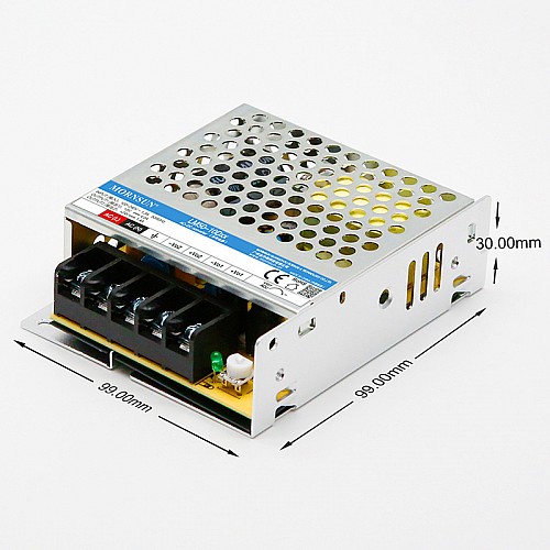 50W 5V/6.0A 12V/2.0A 85-264VAC/120-370VDC Switching Power Supply - LM50-10D0512-20 | StepperOnline AU