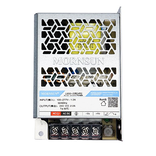 50W 15V 3.4A 80-305VAC/100-430VDC Switching Power Supply - LM50-23B15R2 | StepperOnline AU