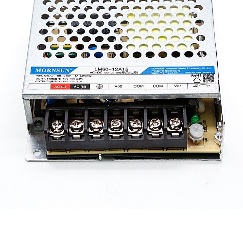 60W 15V -15V/5.0A 5.0A 165-264VAC/180-370VDC Switching Power Supply - LM60-12A15 | StepperOnline AU