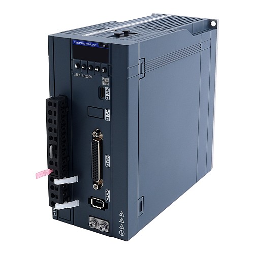 A6 Series 1500W RS485 AC Servo Motor Kit 3000rpm 4.78Nm 17-Bit Absolute Encoder IP67 - A6-RS1500H2A1-M17 | StepperOnline AU