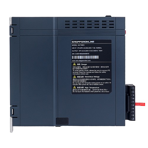 A6 Series 750W EtherCAT AC Servo Motor Kit 3000rpm 2.39Nm 17-Bit Absolute Encoder IP67 - A6-EC750H2A1-M17 | StepperOnline AU