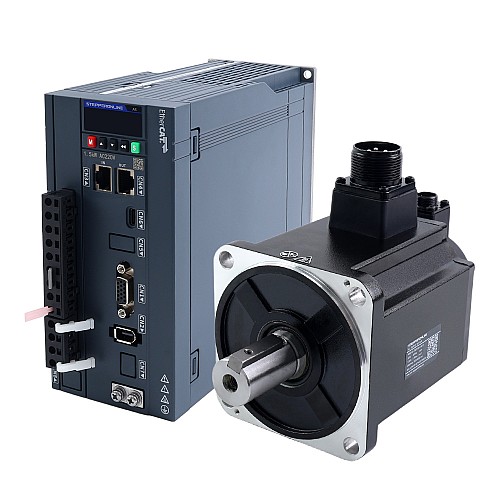 A6 Series 1500W EtherCAT AC Servo Motor Kit 3000rpm 4.78Nm 17-Bit Absolute Encoder IP67 - A6-EC1500H2A1-M17 | StepperOnline AU