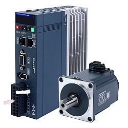A6 Series 400W EtherCAT AC Servo Motor Kit 3000rpm 1.27Nm 17-Bit Absolute Encoder IP67