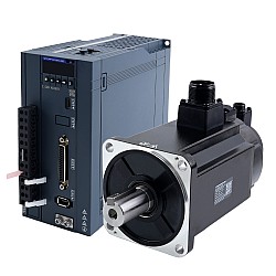 A6 Series 2000W RS485 AC Servo Motor Kit 3000rpm 6.37Nm w/ Brake 17-Bit Absolute Encoder IP67