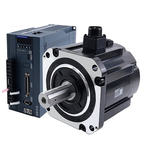 A6H Series 2900W RS485 AC Servo Motor Kit 1500rpm 18.60Nm w/ Brake 17-Bit Absolute Encoder IP67 - A6H-RS2900H3B1-M17 | StepperOnline AU