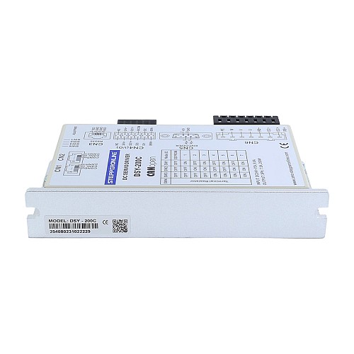 DSY Series 200W CANopen DC Servo Motor 24-70VDC 0.637Nm 3000rpm 17-Bit Incremental Encoder IP65 - DSY-C200L2A2-M17S | StepperOnline AU