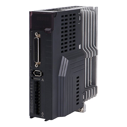 E6 Series 200W AC Servo Motor Kit 3000rpm 0.64Nm 17-Bit Encoder IP65 - E6-RS200H2A2-M17S | StepperOnline AU