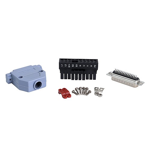 E6 Series 400W AC Servo Motor Kit 3000rpm 1.27Nm 17-Bit Encoder IP65 - E6-RS400H2A2-M17S | StepperOnline AU