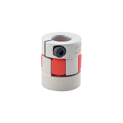 6.35mm - 10mm Flexible Jaw Coupling 20x25mm CNC Stepper Motor Shaft Coupler - MH2025-6.35-10 | StepperOnline AU