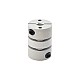 5mm - 5mm Flexible Double Disc Coupling 19x26mm CNC Stepper Motor Shaft Coupler - MP1926-5-5 | StepperOnline AU