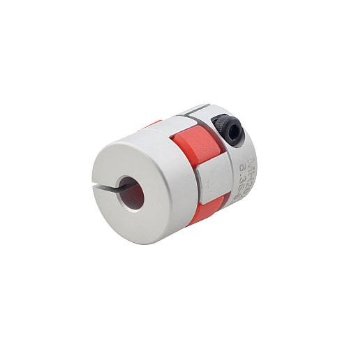 6.35mm - 6.35mm Flexible Jaw Coupling 20x25mm CNC Stepper Motor Shaft Coupler - MH2025-6.35-6.35 | StepperOnline AU