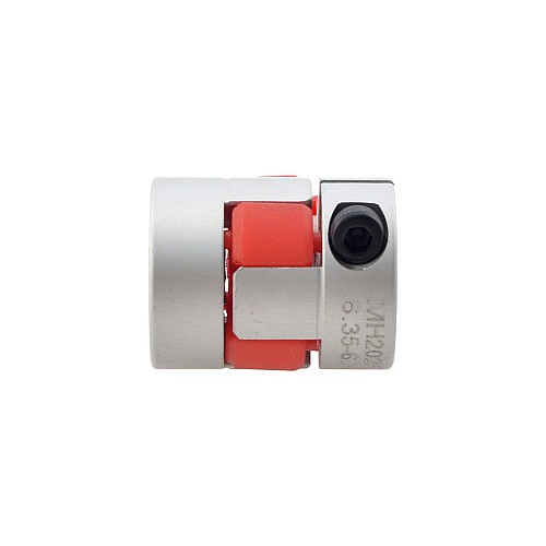6.35mm - 6.35mm Flexible Jaw Coupling 20x25mm CNC Stepper Motor Shaft Coupler - MH2025-6.35-6.35 | StepperOnline AU